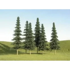 Bachmann 32104 Scene Scapes 3"-4" Spruce Trees (Set of 9) - Model Train Junction: Quality Parts and Art Supplies