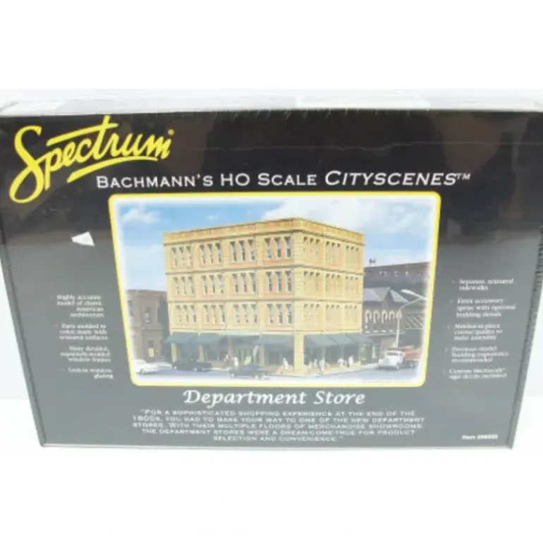 Bachmann 88006 Spectrum HO Dept Store CityScenes Building Kit - Model Train Junction: Quality Parts and Art Supplies