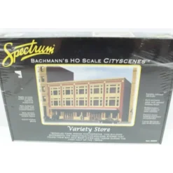 Bachmann 88004 Spectrum HO Scale Variety Store Cityscenes Building Kit - Model Train Junction: Quality Parts and Art Supplies