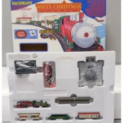 Bachmann 24016 White Christmas N Gauge Steam Starter Train Set - Model Train Junction: Quality Parts and Art Supplies
