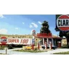Blair Line 187 HO Scale Clark Oil Gas Station Laser-Cut Building Kit - Model Train Junction: Quality Parts and Art Supplies