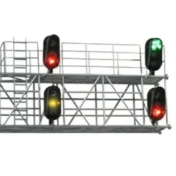 BLMA Models 4039 HO Lighted & Assembled Modern Hooded Signal Heads (Pack of 2) - Model Train Junction: Quality Parts and Art Supplies