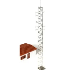 BLMA Models 602 N Scale Radio Antenna Tower - Model Train Junction: Quality Parts and Art Supplies