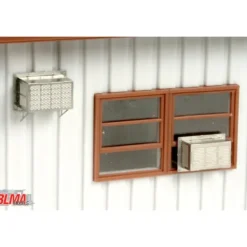 BLMA Models 609 N Window Mounted AC Unit Kit (Pack of 12) - Model Train Junction: Quality Parts and Art Supplies