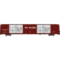 Blueford Shops, N Scale, 87345, 86 Quad Door Boxcar, Rio Grande, post-'74, #63936 - Model Train Junction: Quality Parts and Art Supplies