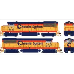 Bowser, 25135, HO Scale, GE U25B Phase IIa, Chessie System C&O, #8113, DCC Ready - Model Train Junction: Quality Parts and Art Supplies