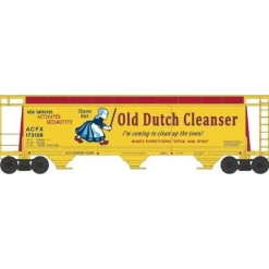 Bowser, 38155, N Scale, 3-Bay Cylindrical Covered Hopper, Old Dutch Cleanser, #173150 - Model Train Junction: Quality Parts and Art Supplies