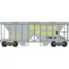 Bowser, HO Scale, 42770, 70-Ton 2-Bay Covered Hopper, Southern Pacific, #400321 - Model Train Junction: Quality Parts and Art Supplies