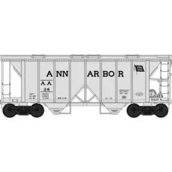 Bowser, HO Scale, 42742, 70-Ton 2-Bay Covered Hopper, Ann Arbor, #41 - Model Train Junction: Quality Parts and Art Supplies