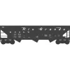 Bowser, HO Scale, #42936, 70-Ton 12-Panel Triple Hopper, D&RG, #14692 - Model Train Junction: Quality Parts and Art Supplies