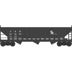 Bowser, HO Scale, #42909, 70-Ton 12-Panel Triple Hopper, Chesapeake & Ohio, #151633 - Model Train Junction: Quality Parts and Art Supplies