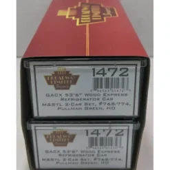 Broadway Limited 1472 HO Minneapolis & St. Louis 53'6" Wood Express Reefer Set - Model Train Junction: Quality Parts and Art Supplies