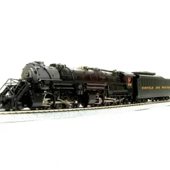 Broadway Limited 2102 HO Norfolk & Western Y6b 2-8-8-2 221 Tender #2198 - Model Train Junction: Quality Parts and Art Supplies