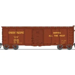 Broadway Limited Imports, N Scale, 7284, USRA 40' Steel Box Cars, Union Pacific, (2 Pack) - Model Train Junction: Quality Parts and Art Supplies