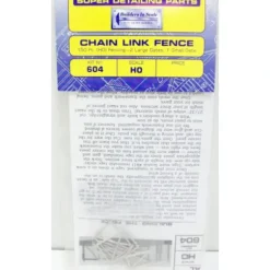 Builders-in-Scale 604 HO Scale Chain Link Fence 150'''' 2-Large & 1-Small Gates - Model Train Junction: Quality Parts and Art Supplies
