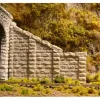 Chooch Enterprises 8402 HO Cut Stone Sloped Tunnel Abutment 2-Piece Set - Model Train Junction: Quality Parts and Art Supplies