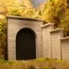 Chooch Enterprises 8320 HO Single-Track Concrete Tunnel Portal LimitedProduction - Model Train Junction: Quality Parts and Art Supplies
