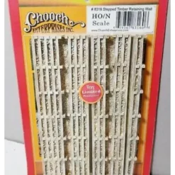 Chooch Enterprises 8316 HO Stepped Timber Retaining Wall Very Limited Production - Model Train Junction: Quality Parts and Art Supplies