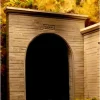 Chooch Enterprises 9720 N Single Track Concrete Tunnel Portal 2-Piece Set - Model Train Junction: Quality Parts and Art Supplies