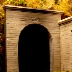 Chooch Enterprises 9720 N Single Track Concrete Tunnel Portal 2-Piece Set - Model Train Junction: Quality Parts and Art Supplies