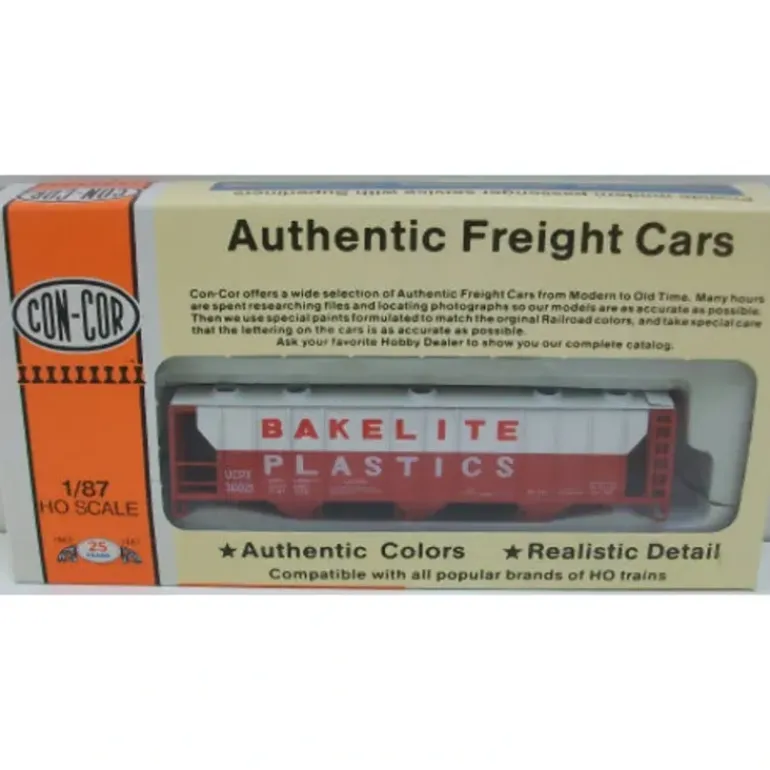 Con-Cor 9525 HO PS-2 Cov Hopper Kit Bakelite Plastics - Model Train Junction: Quality Parts and Art Supplies