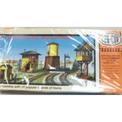 Con-Cor 9002 HO Scale 4 Trackside Buildings Kit - Model Train Junction: Quality Parts and Art Supplies