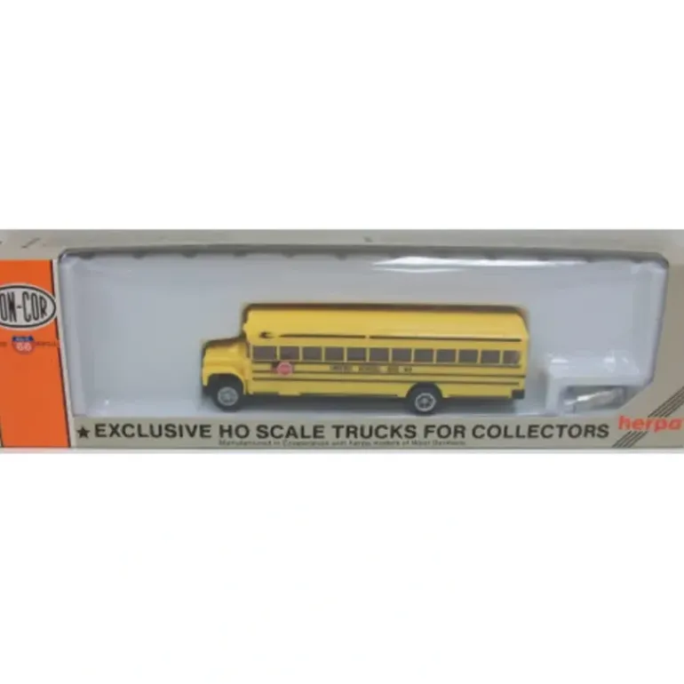 Con-Cor 1037 HO Scale School Bus Unified #2 - Model Train Junction: Quality Parts and Art Supplies