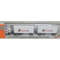 Con-Cor 1029 HO Transcon Tractor/27' Twin Trailers - Model Train Junction: Quality Parts and Art Supplies