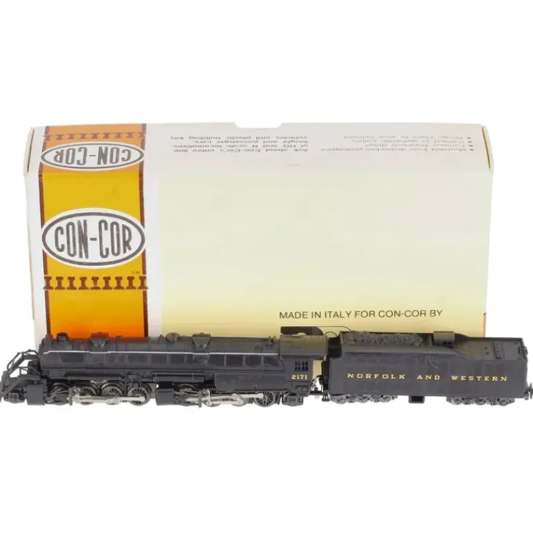 Con-Cor 0001-03201D Norfolk & Western 2-8-8-2 Steam Locomotive & Tender EX/Box - Model Train Junction: Quality Parts and Art Supplies