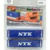 Deluxe Innovations 6070 N Scale NYK Blue 45' Corrugated Container (Pack of 2) - Model Train Junction: Quality Parts and Art Supplies