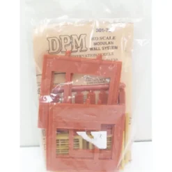 DPM 301-72 HO Dock Level Wall Sections W/Steel Sash Entry Kit - Model Train Junction: Quality Parts and Art Supplies