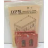 DPM 301-12 HO One-Story Wall Sections With Arched Window Building Kit - Model Train Junction: Quality Parts and Art Supplies