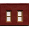 DPM 301-30 HO One-Story Wall Section W/Rectangular Windows Kit - Model Train Junction: Quality Parts and Art Supplies