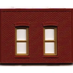 DPM 301-30 HO One-Story Wall Section W/Rectangular Windows Kit - Model Train Junction: Quality Parts and Art Supplies