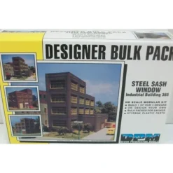 DPM 36500 HO Steel Sash Window Industrial Designer Bulk Pack Building Kit - Model Train Junction: Quality Parts and Art Supplies