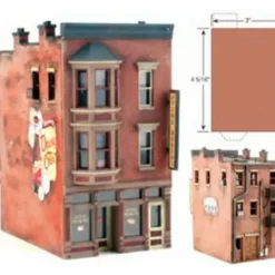 DPM 12300 HO Stone Bakery Kit - Model Train Junction: Quality Parts and Art Supplies
