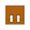 DPM 301-34 HO Street Level Wall Sections w/Rectangular Windows Kit - Model Train Junction: Quality Parts and Art Supplies