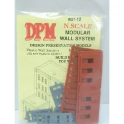 DPM 60112 N One-Story Window Sections Kit (Pack of 3) - Model Train Junction: Quality Parts and Art Supplies