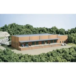 DPM 51000 N Trackside Transfer Building Kit - Model Train Junction: Quality Parts and Art Supplies