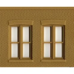 DPM 90106 O Double Rectangular Windows - Model Train Junction: Quality Parts and Art Supplies