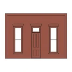 DPM 90104 O Rectangular Entry Door (Pack of 2) - Model Train Junction: Quality Parts and Art Supplies