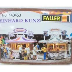 Faller 140453 HO Scale Concession Stand Building Kit (Set of 2) - Model Train Junction: Quality Parts and Art Supplies
