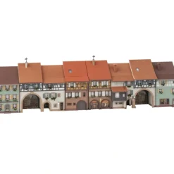 Faller 232174 N 6 Old-Town Relief Houses Building Kit - Model Train Junction: Quality Parts and Art Supplies