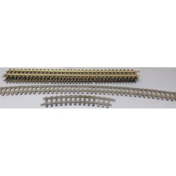 G Scale Assorted Curved & Straight Track Sections [7] - Model Train Junction: Quality Parts and Art Supplies