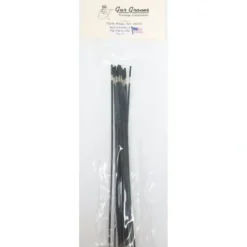 Gargraves 930B-12 8" 16 AWG Black Pigtail W/Track Pin (Pack of 12) - Model Train Junction: Quality Parts and Art Supplies