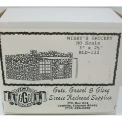 Guts, Gravel & Glory RR Supply 122 Wisby's Grocery Kit - Model Train Junction: Quality Parts and Art Supplies