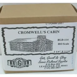 Guts, Gravel & Glory RR Supply 114 Cromwell'sCabin Kit - Model Train Junction: Quality Parts and Art Supplies