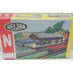 Heljan B641 N Scale Freight Depot Building Kit - Model Train Junction: Quality Parts and Art Supplies