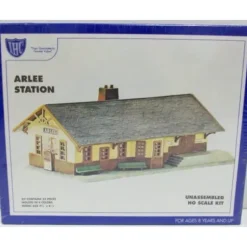 IHC 7761 HO Scale Arlee Station Building Kit - Model Train Junction: Quality Parts and Art Supplies
