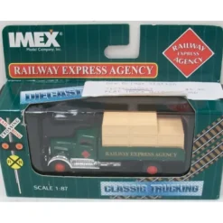 Imex 70006 1:87 Railway Express Agency Flat Truck W/Crate Load - Model Train Junction: Quality Parts and Art Supplies
